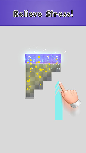 Android application Cube Merge Number Slide Puzzle screenshort