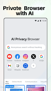 AI Privacy Browser:Private &AI