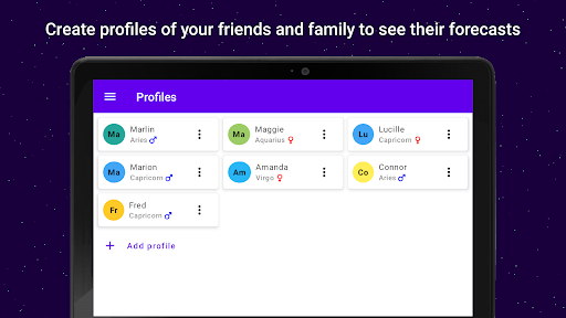 Screenshot of Horoscope