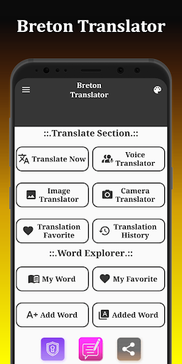 Breton Translator Screen 2