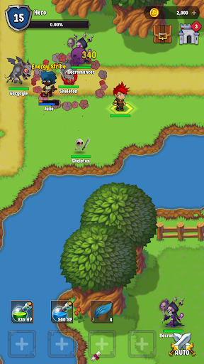 The Walking Hero (Auto Battle Idle RPG MMO Game) androidhappy screenshots 2