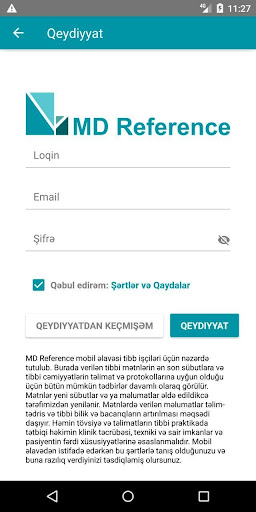 Android application MD Reference screenshort