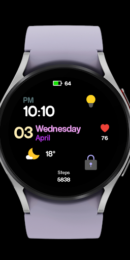 Jacknight - watch face screenshot 4
