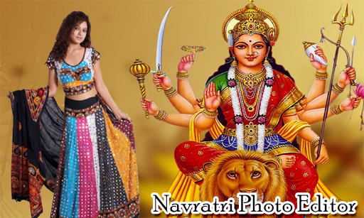 Navratri Photo Frame Screen 2