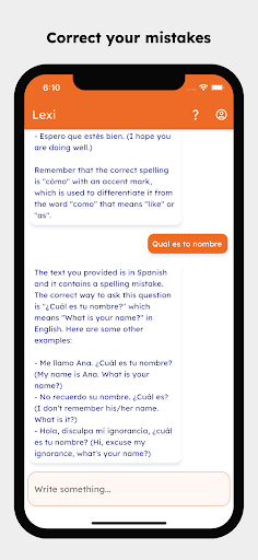 App screenshot