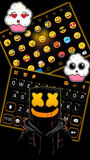 Cool Black DJ Keyboard Backgro Screen 3