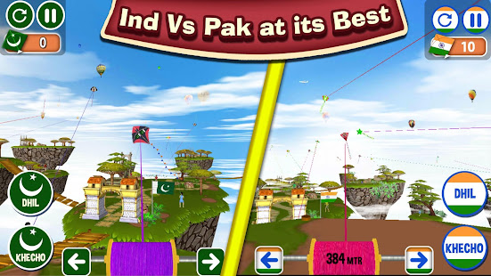 India Vs Pakistan Kite Fly Adventure for Fun  Screenshots 5