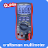 craftsman multimeter guide