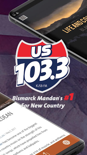 Screenshot of 103.3 US Country (KUSB)