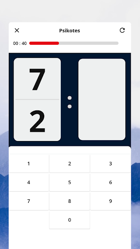 Psikotes: Kraepelin Pauli Test Screen 3