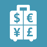 Currency convertor TravelRates, simple & offline icon