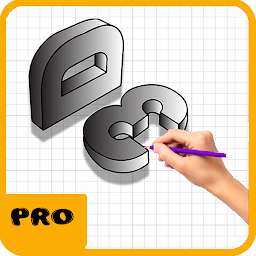 Icon image how to draw 3D