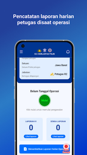 K3I Korlantas Petugas Operasi