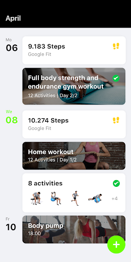 Elite57 FitnessApp Screen 2