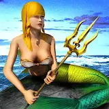 Mermaid Ocean Hunting Attack Simulator icon