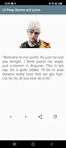Lil Peep Quotes and Lyrics