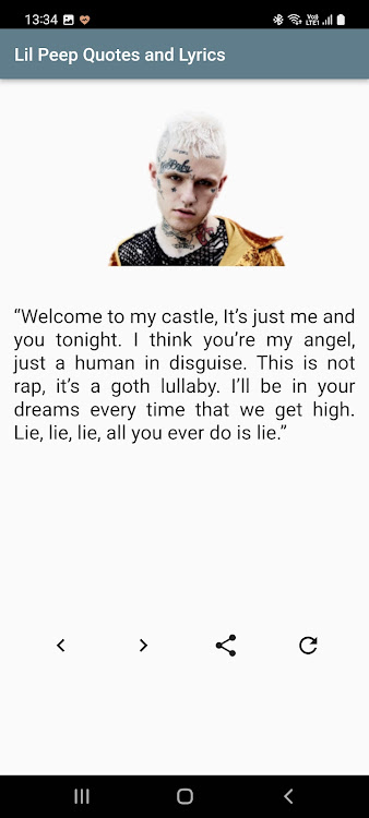 Lil Peep Quotes and Lyrics - 1.0.0 - (Android)