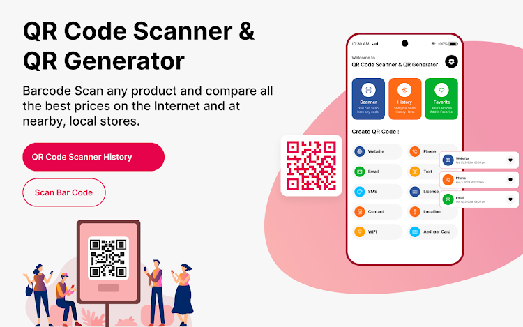 QR Code Scanner & QR Generator - 1.0 - (Android)