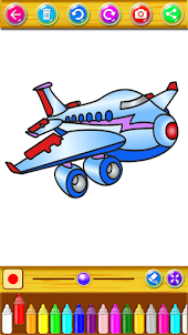Coloring Airplane game