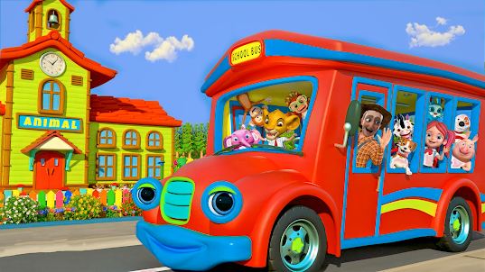 Animal School Bus Simulator