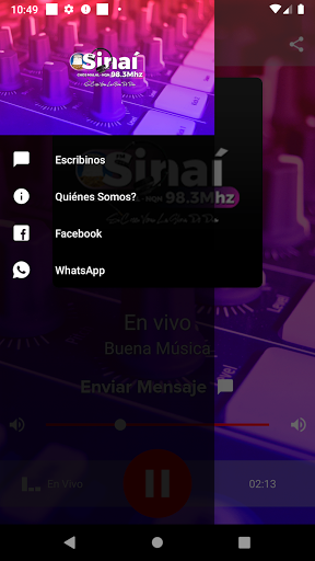 Radio Sinaí 98.3 Mhz Screen 2