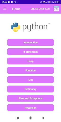 Android application LamSoft - Python screenshort