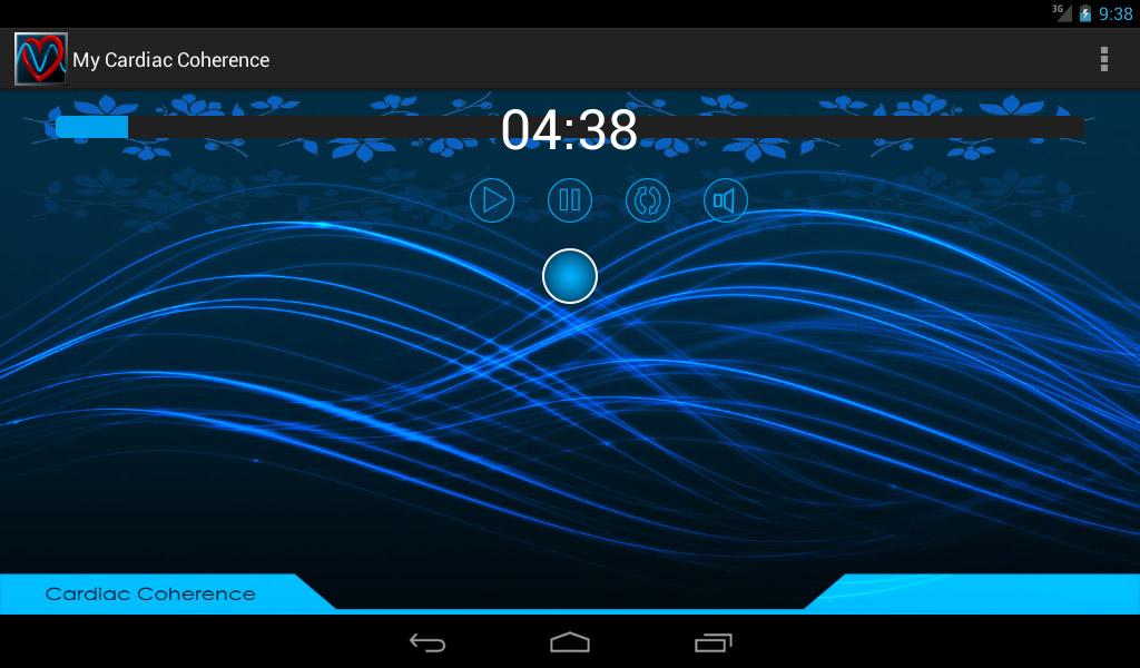 Android application My Cardiac Coherence screenshort