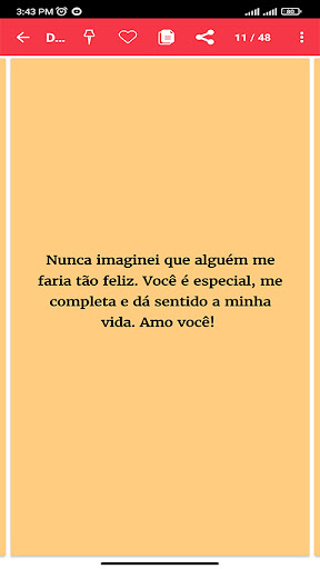 comovente amor SMS 2025 Screenshot