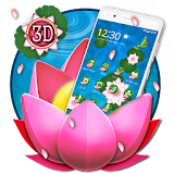 3D Lotus Pond Theme icon