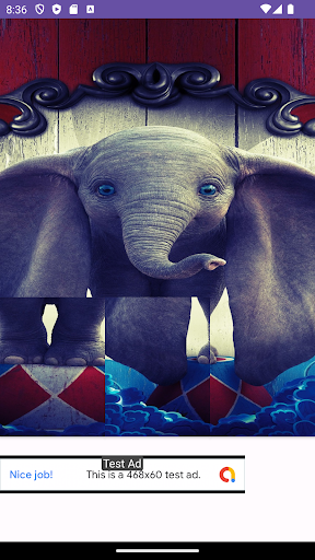 Android application Cute Elephant Puzzle screenshort