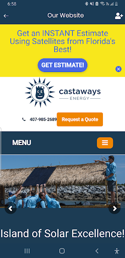Screenshot of Castaways Energy