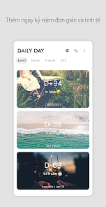 Daily Day - Đếm Ngày - Ứng Dụng Trên Google Play