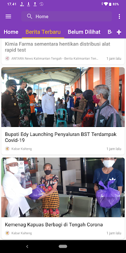 Koran Kalteng (Berita Kalimant Screen 3