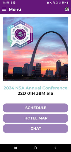 Android application NSA Conference Guide screenshort