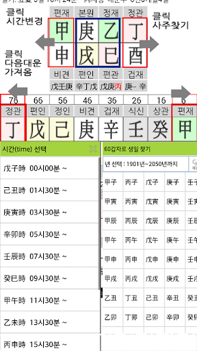 하늘도마뱀 만세력 Screen 2