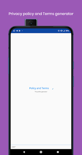 Android application Privacy Policy Creator screenshort