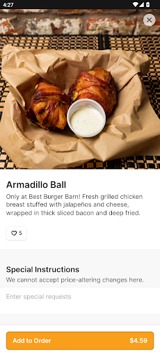 Best Burger Barn Screen 3