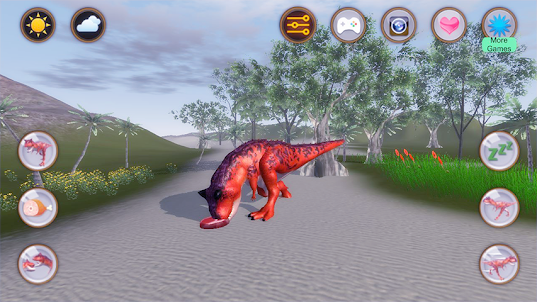 말하는 Carnotaurus