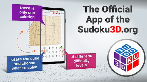 Android application Sudoku 3D by Sudoku3D.org screenshort