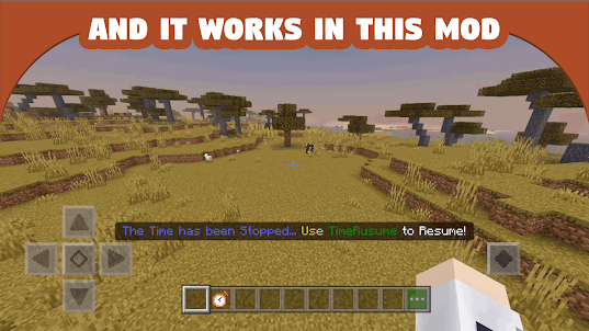 Addon Time Stop for MCPE