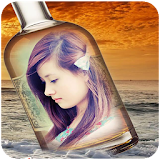 Bottle Photo Frame icon