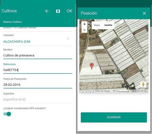 Android application Campogest Plus screenshort