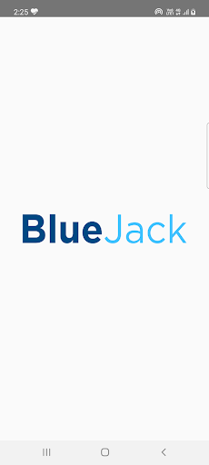 Android application Team BlueJack screenshort