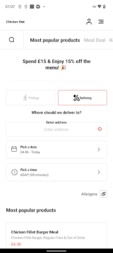 Chicken Hut Screen 3