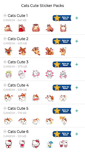 Cute Cat Stickers Screen 2