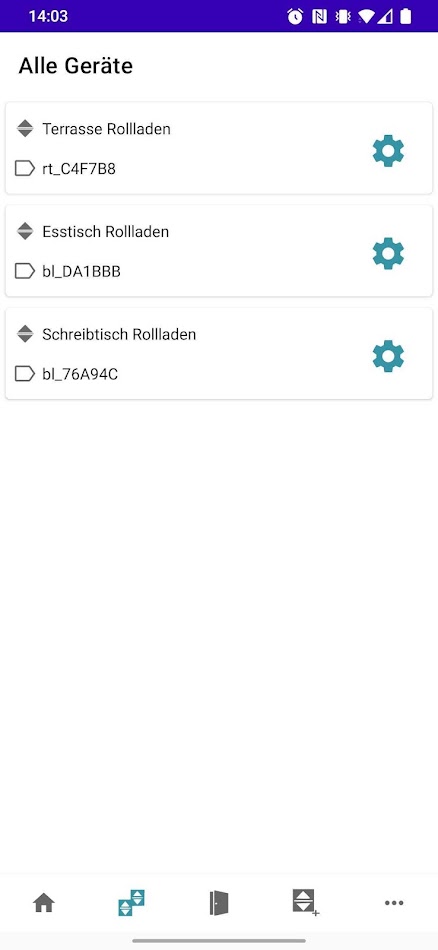 #4. home One ² Rollladen (Android) 由: home One