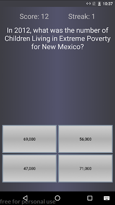 Poverty Trivia - Screenshot 2