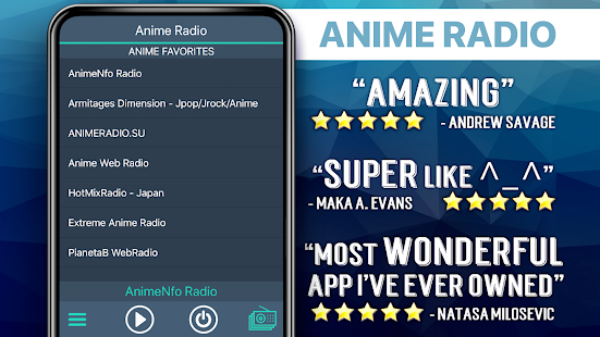 Anime Radio Favorites Screenshot