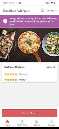 Best Pizza Ashington Screen 2