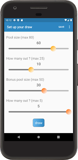 Android application Lot2WinUp screenshort